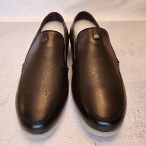 NIB Size 7 Men's Premium Calf Leather Dark Brown Loafers, Snover